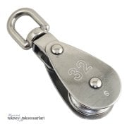 Ø32mm Mafsallı - Fırdöndülü Paslanmaz Makara