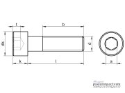M16 Paslanmaz İmbus Civata Çeşitleri DIN912