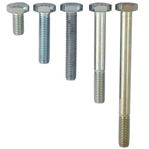 M22 Çelik Civata Çeşitleri DIN933-931 (100 Adet)