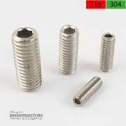 5mm Paslanmaz Setskur Çeşitleri, (Kafasız alyan) DIN916