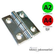 32x40 mm Paslanmaz Menteşe Köşeli | 304 ve 316 Kalite