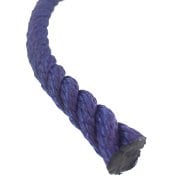 3 Kollu BEYAZ Polyester Halat, Batan Halat, Çıpa Halatı 10 mm