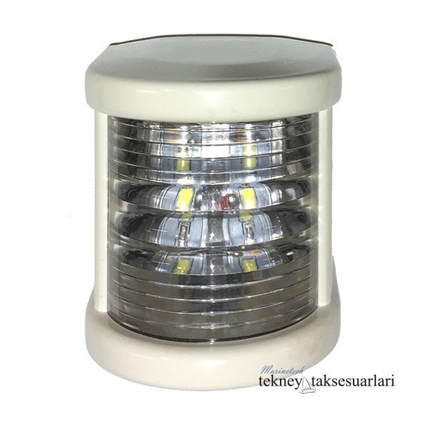 15m, Seyir Feneri Çeşitleri, Beyaz Kasa 12/24V LED 12 Volt - Pupa feneri