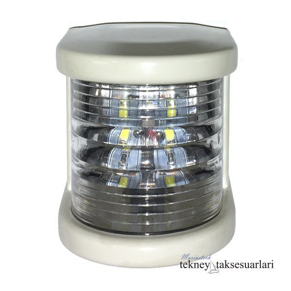 15m, Seyir Feneri Çeşitleri, Beyaz Kasa 12/24V LED 24 Volt - Silyon Feneri