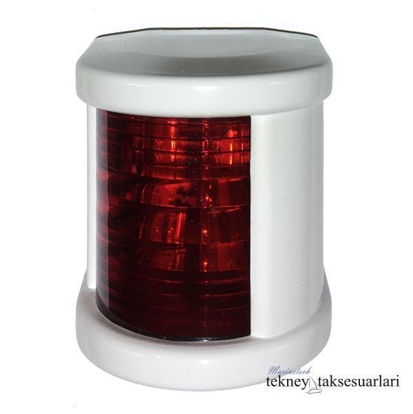 15m, Seyir Feneri Çeşitleri, Beyaz Kasa 12/24V LED 24 Volt - İskele Feneri