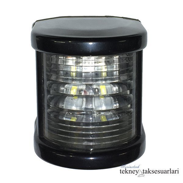 15m, Seyir Feneri Çeşitleri, Siyah Kasa 12/24V LED 12 Volt - Pupa feneri