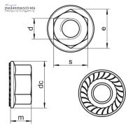 Paslanmaz Flanşlı Somun Çeşitleri DIN6923