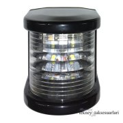 15m, Seyir Feneri Çeşitleri, Siyah Kasa 12/24V LED 12 Volt - Silyon Feneri