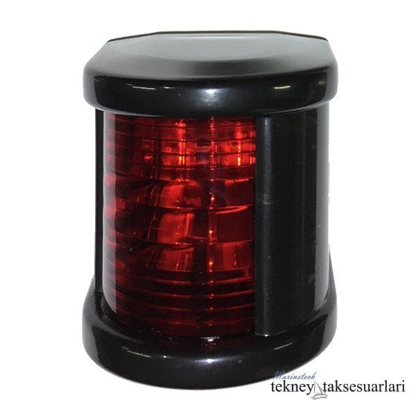 15m, Seyir Feneri Çeşitleri, Siyah Kasa 12/24V LED 24 Volt - İskele Feneri