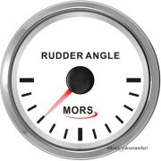 MORS Dümen Açı Göstergesi,12V/24V 55mm, 100mm Beyaz 100mm