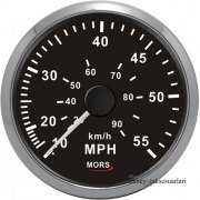 MORS Sürat Göstergesi 12V/24V  35mph, 55mph Siyah 55mph