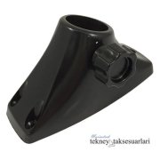 Siyah, 25mm Bayrak Direği Tabanı Ayağı