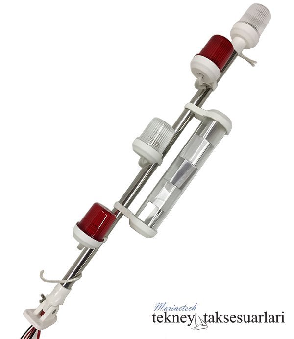 4' LÜ ÇIPA FENERLİ REFLEKTÖRLÜ ARIZA FENERİ 60 CM. (HAREKETLİ AYAK )