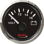 MORS Voltmetre Göstergesi,12V/24V 55mm