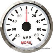 MORS Ampermetre ,12 / 24V 55mm, Şönt DAHİL
