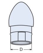 BORU SONU KAPAĞI ÇAP:25MM