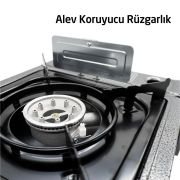 ROX Portatif Kamp Ocağı-Gri