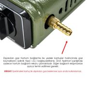 ROX Portatif Kamp Ocağı-Yeşil
