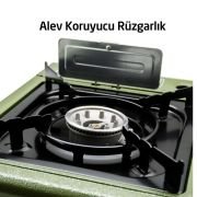 ROX Portatif Kamp Ocağı-Yeşil