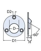 22mm 60 Vardavela Boru Ayağı - Kaynak