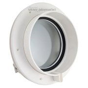 İçten Montajlı Yuvarlak Lumboz Çeşitleri Beyaz - 210 x 265 mm