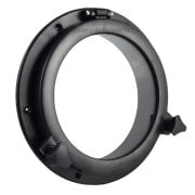 İçten Montajlı Yuvarlak Lumboz Çeşitleri Siyah - 160 x 215 mm