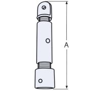 30mm, Bimini, Tente Boru Gerdirme, Ayarlayıcı