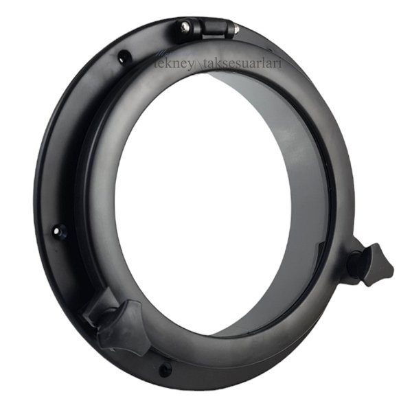 İçten Montajlı Yuvarlak Lumboz Çeşitleri Siyah - 210 x 265 mm