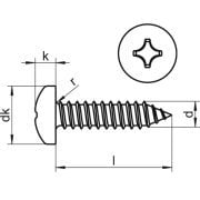 2,9mm Paslanmaz Torx SB Saç Vidası Çeşitleri