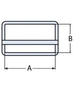 25mm, Paslanmaz Kayış Tokası