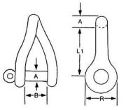 Paslanmaz Burgu kilit.     4mm