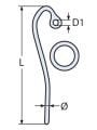 132 mm Liftin Kancası