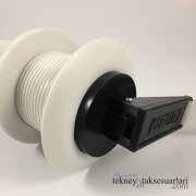 22mm, Genisliyebilir Kaucuk Tapa, Siyah