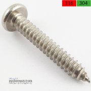 3,5mm Paslanmaz YSB Saç Vidası Çeşitleri DIN7981