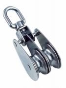 Ø50mm Mafsallı - Fırdöndülü Çift Makara