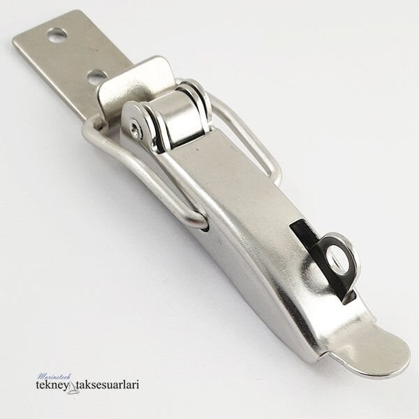 115 X 15 mm, Paslanmaz Mandallı Kilit, Asma Kilit Halkalı