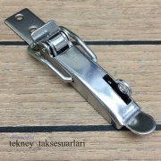 115 X 15 mm, Paslanmaz Mandallı Kilit, Asma Kilit Halkalı