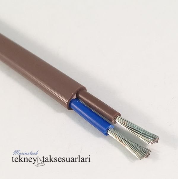 Marin Yassı Kordon Çeşitleri, Tekne Elektrik Kablosu (Kalaylı)