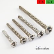4,8mm Paslanmaz YSB Saç Vidası Çeşitleri DIN7981