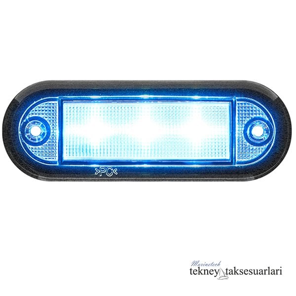 Merdiven, Yer Aydınlatma Lambası Çeşitleri 12-24V Mavi