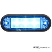 Merdiven, Yer Aydınlatma Lambası Çeşitleri 12-24V Mavi