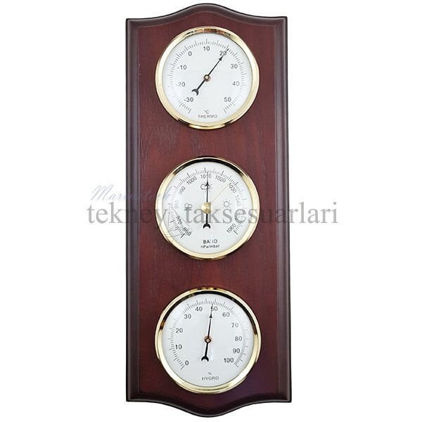 Higrometre, Termometre, Barometre 3'lü Set