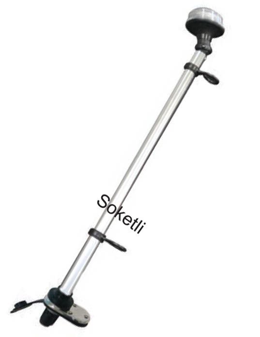 Soketli LED Işıklı Bayrak Direği