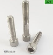 M2 Paslanmaz İmbus Civata Çeşitleri DIN912