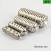 2,5mm Paslanmaz Setskur Çeşitleri, (Kafasız alyan) DIN916