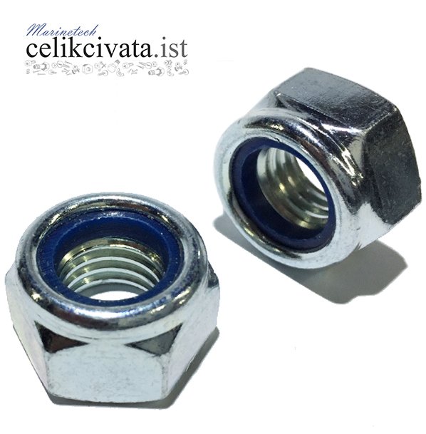 Fiberli Somun  Kaplama (DIN 985) , 100 ADET