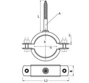 Paslanmaz Trifonlu Lastikli Boru Kelepçesi