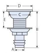 16mm Depo Havalandırma Gömme