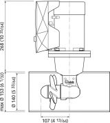 Quick Baş Manevra Pervanesi 40 KGF 12V TÜNEL 140mm