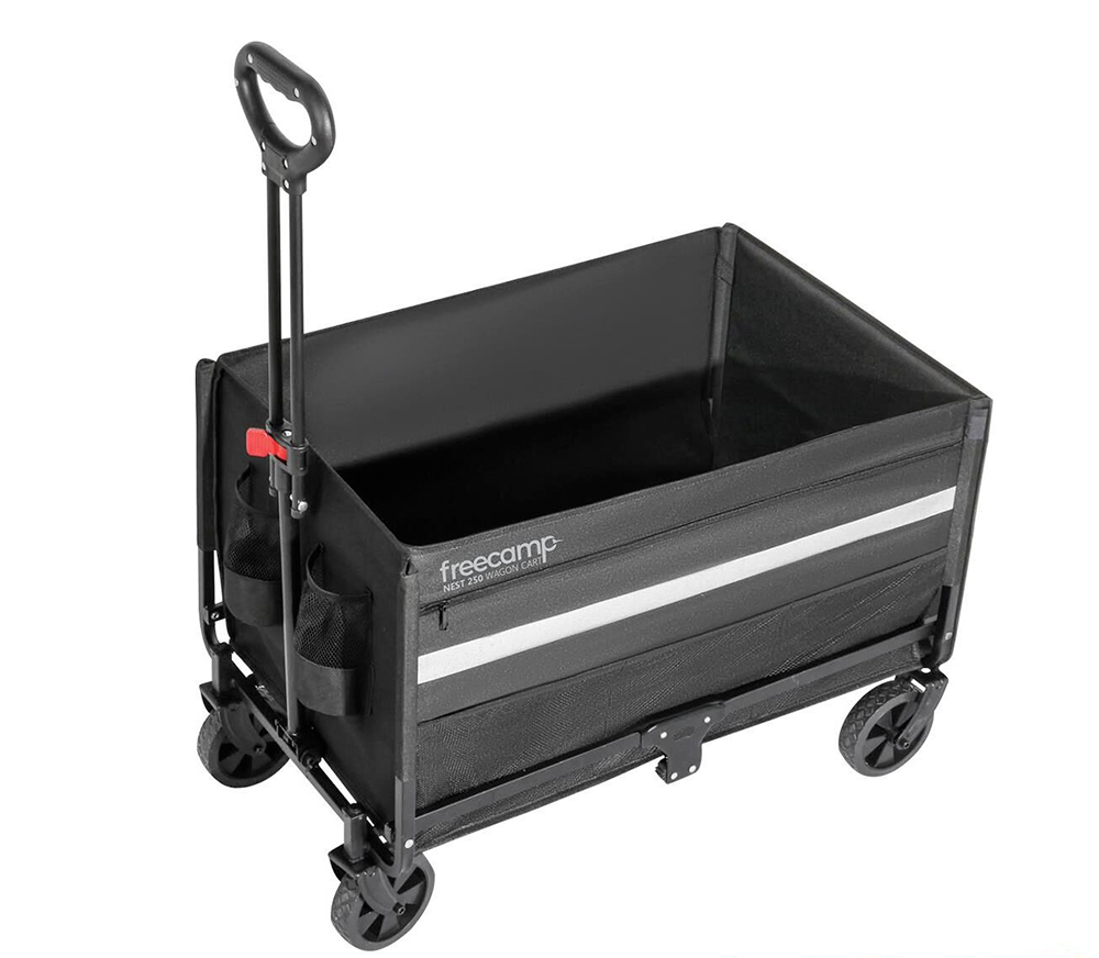 Katlanır Taşınabilir Plaj Kamp Arabası 120 Litre - Geniş Tekerlekli